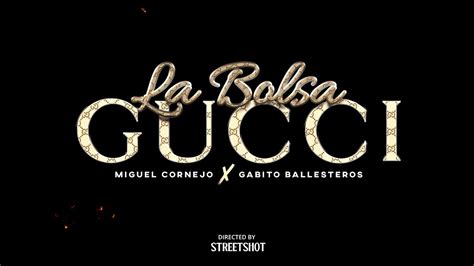 la bolsa gucci letra